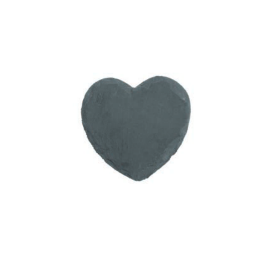 Slate heart 10x10x0,5cm